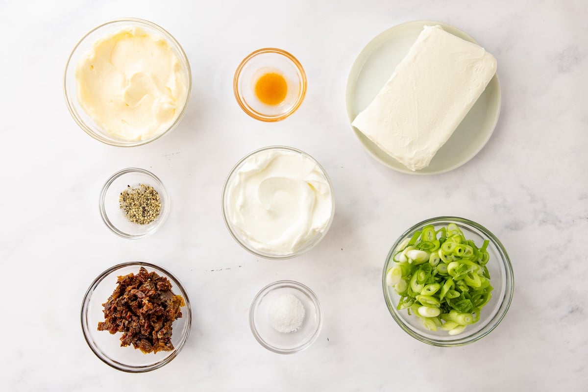 Sun Dried Tomato Dip Ingredients
