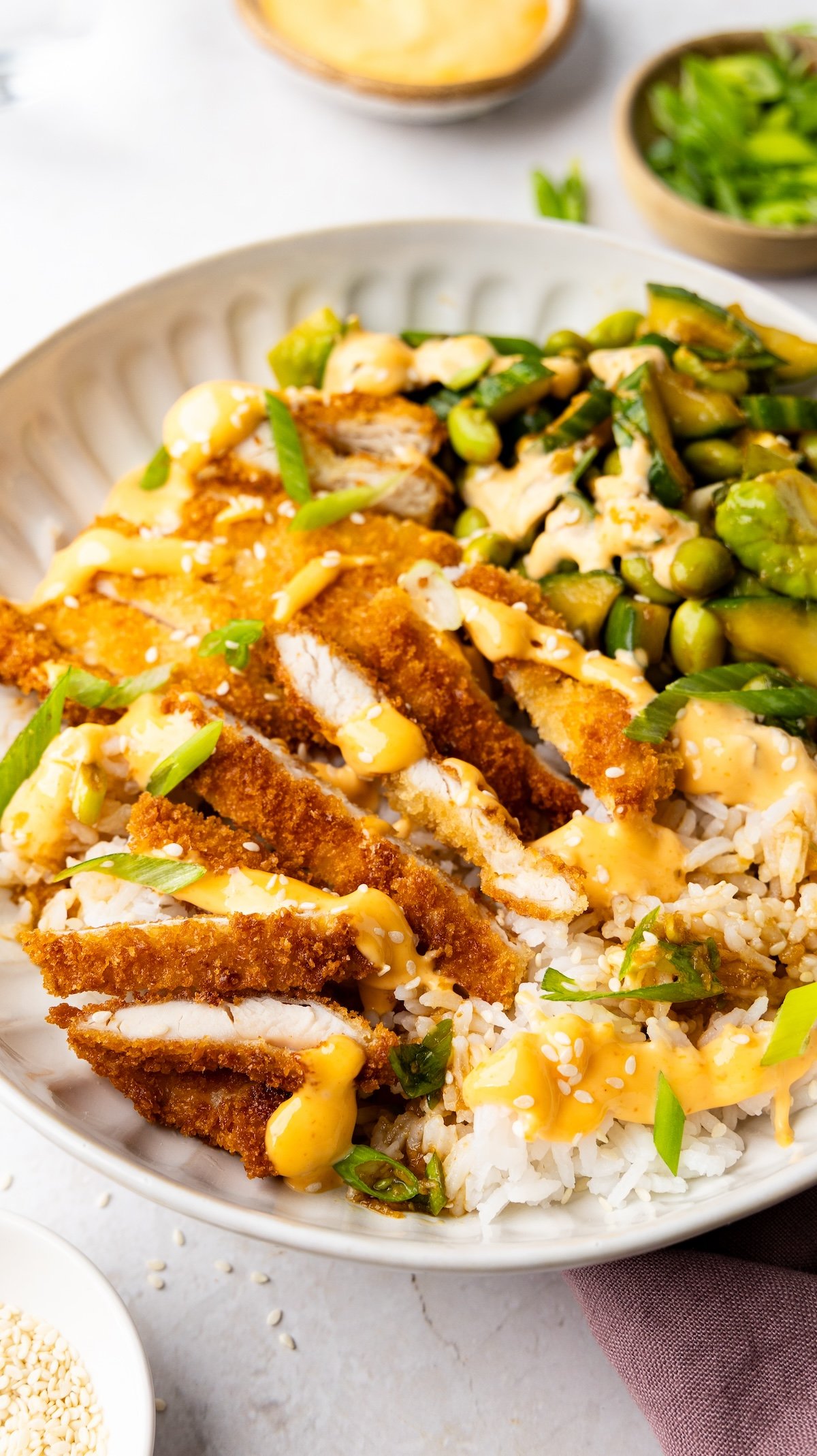 chicken katsu bowl