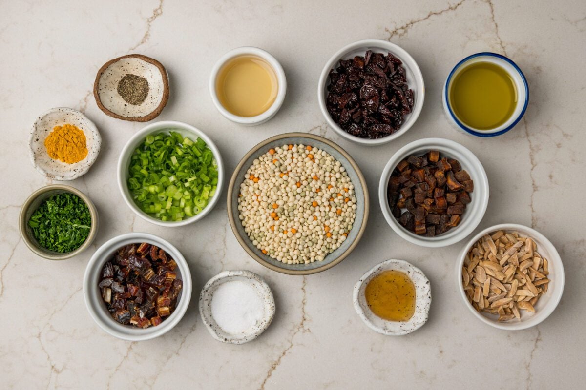 ingredients for israeli couscous salad