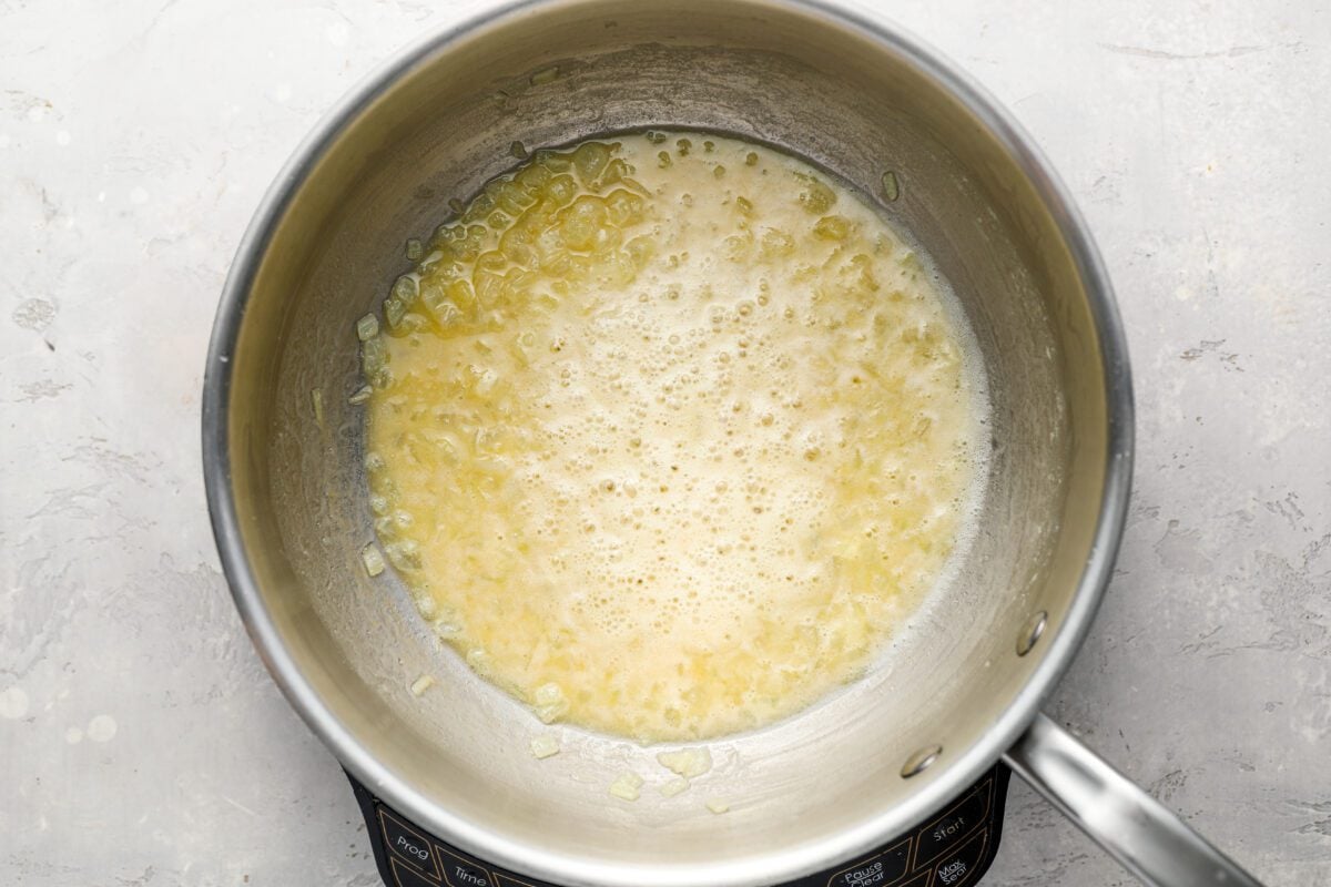 flour whisked into turkey gravy