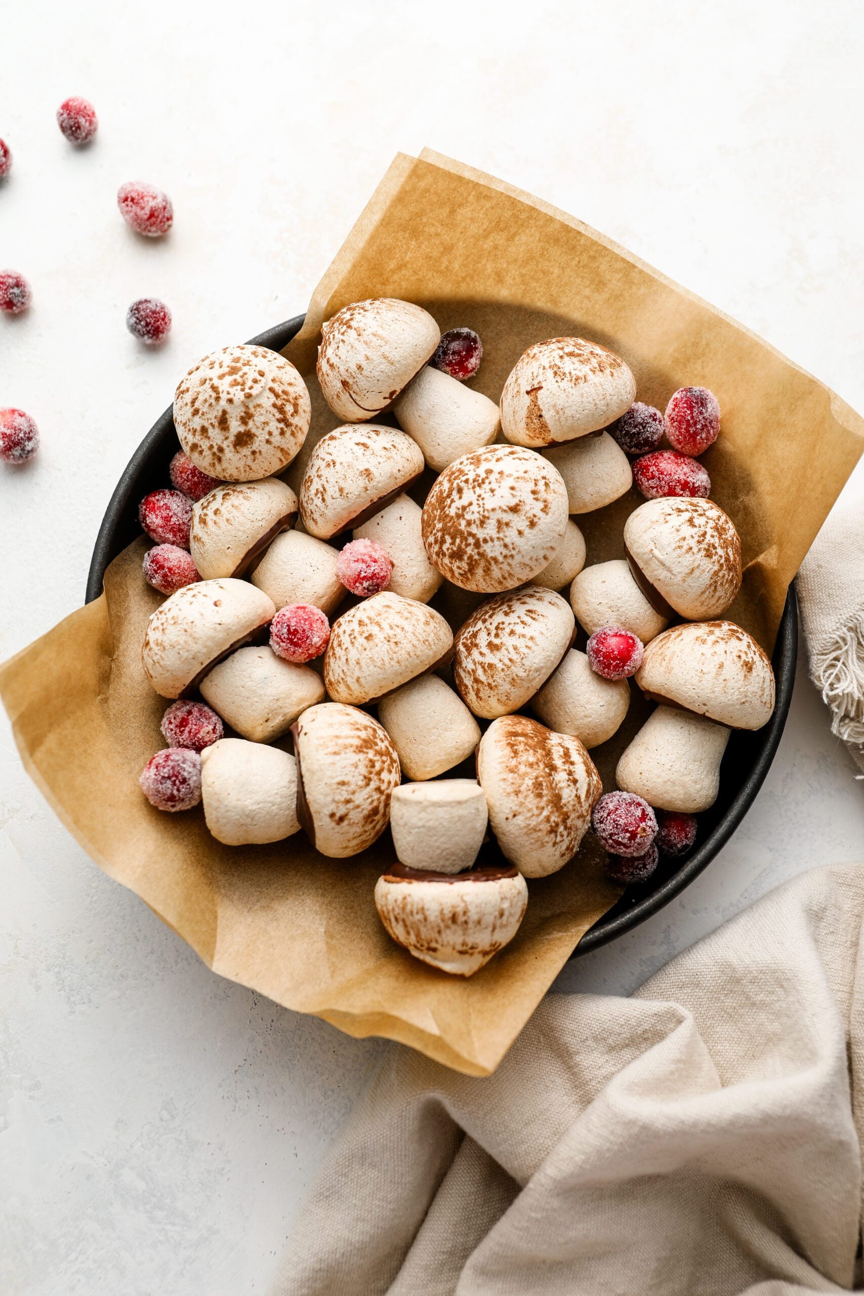 Meringue Mushrooms