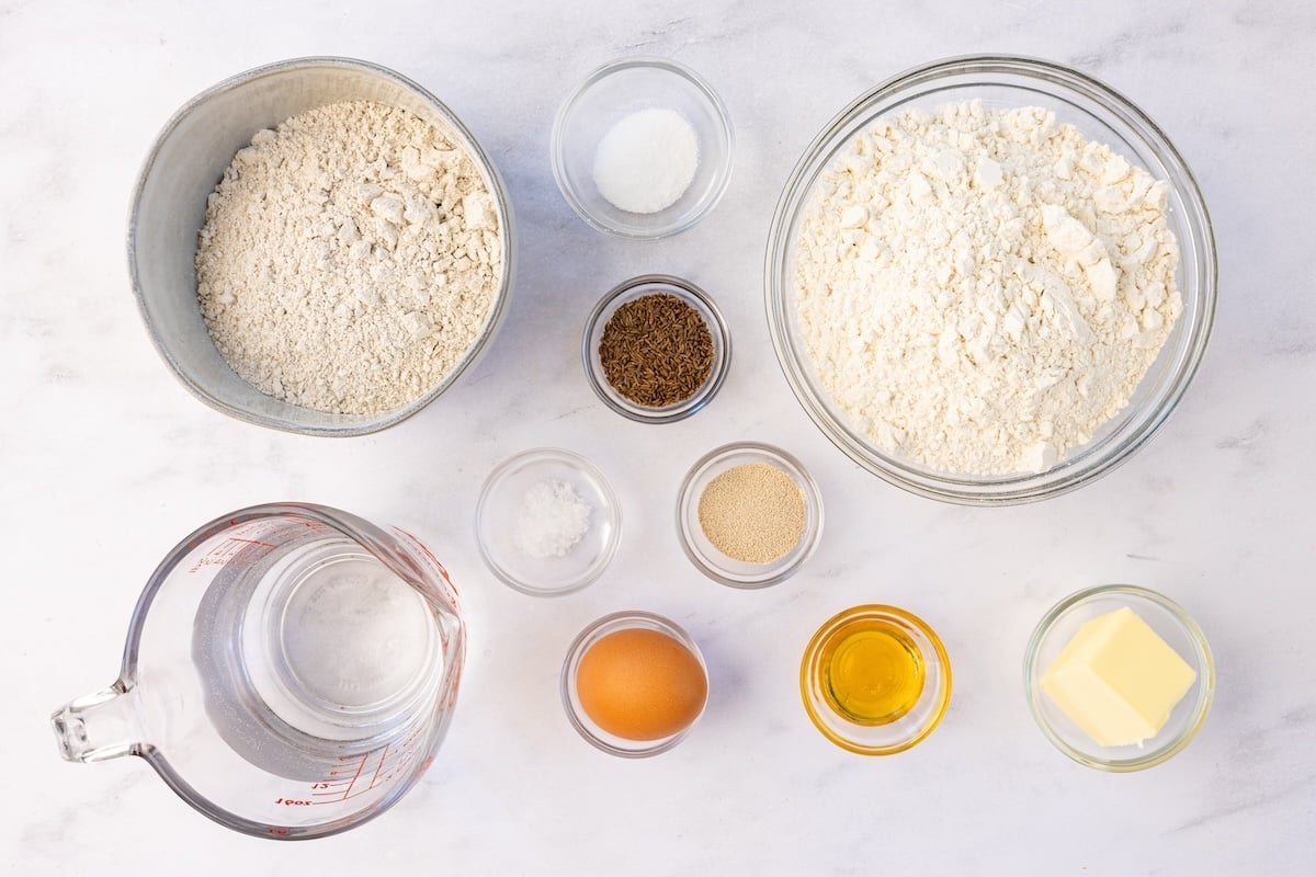 rye bread ingredients