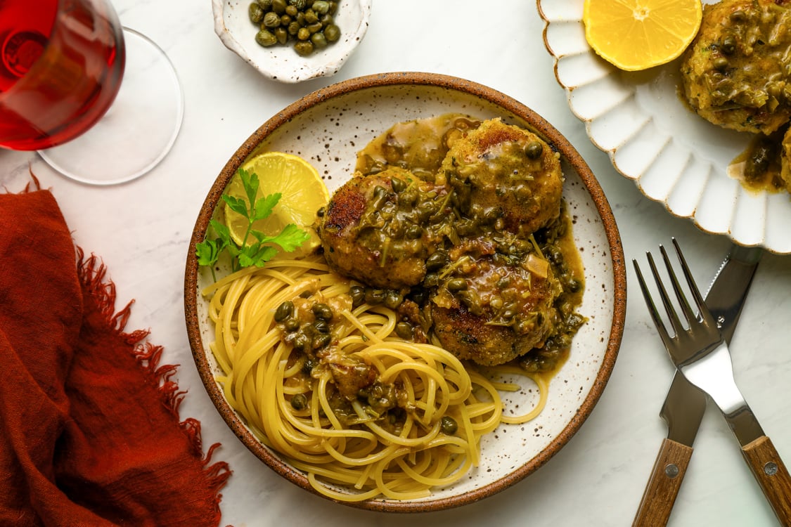 Chicken Piccata Meatballs