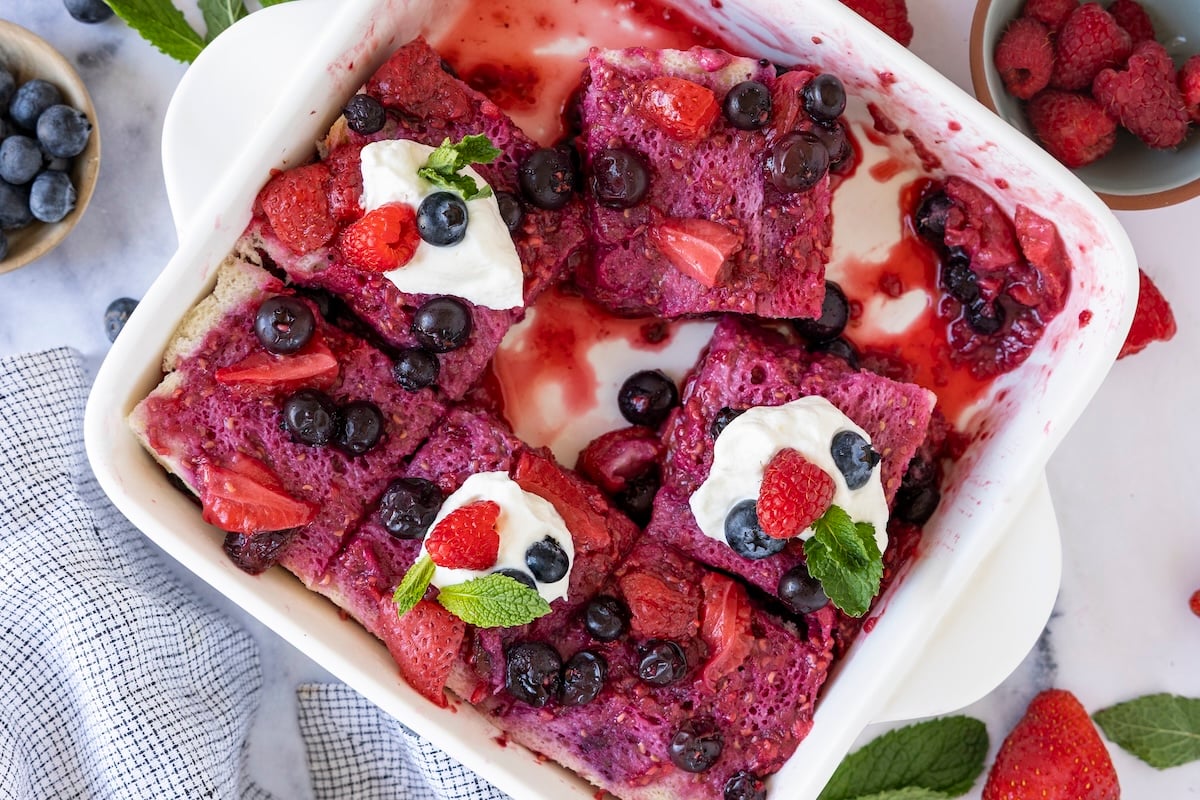 Easy Summer Pudding (No Unmolding Required)