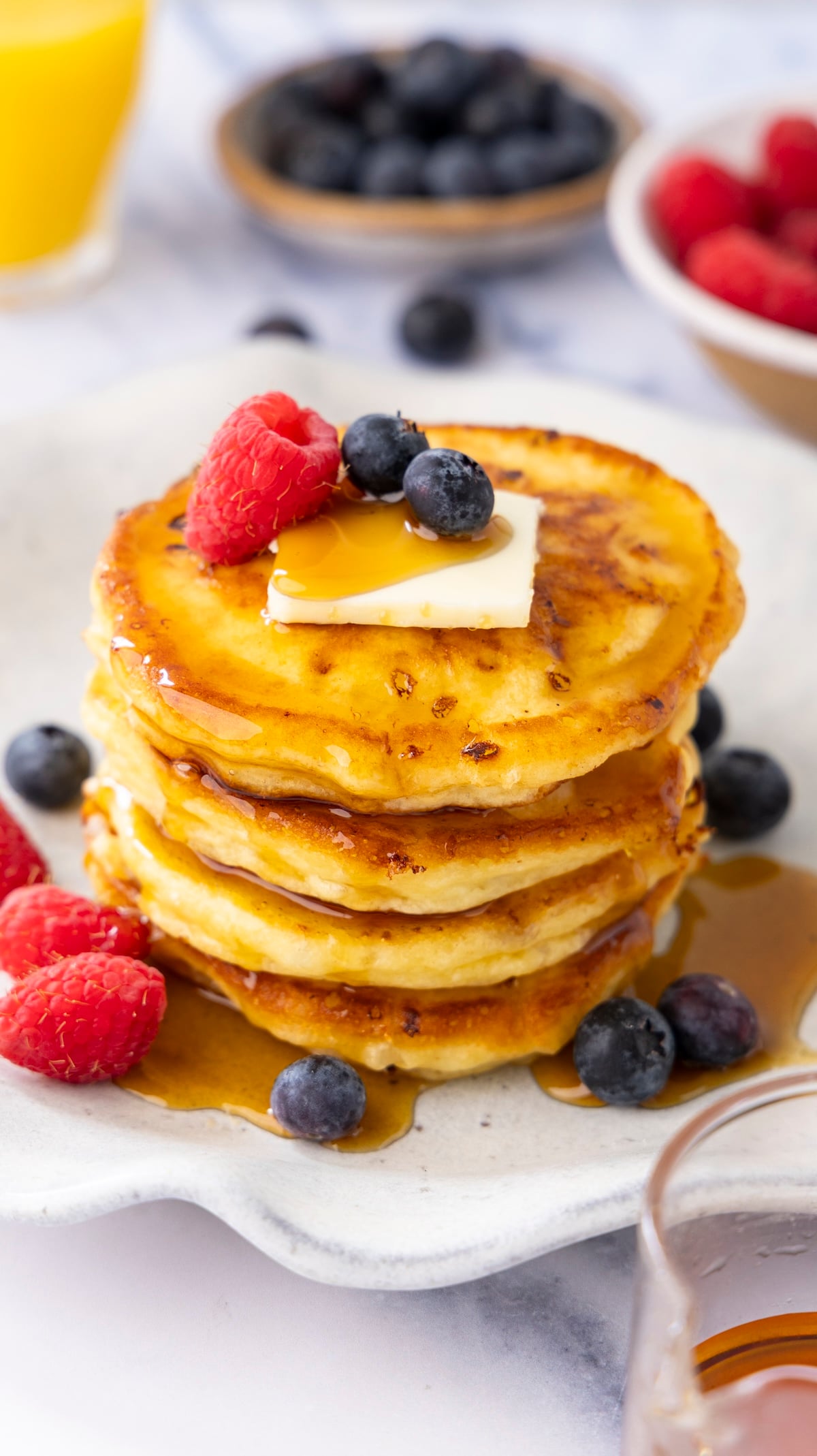 The Best Cottage Cheese Pancakes (No Blender!)